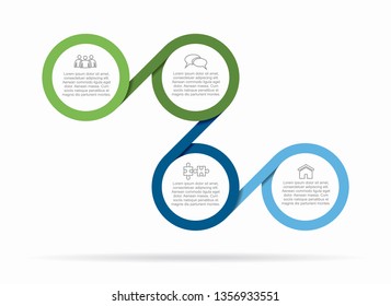 Infographic design template with place for your text. Vector illustration.