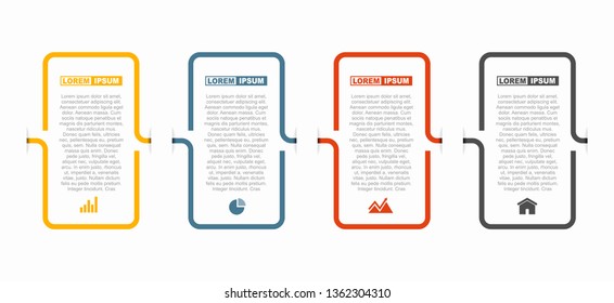 Infographic design template with place for your text. Vector illustration.