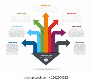 Infographic design template with place for your text. Vector illustration.