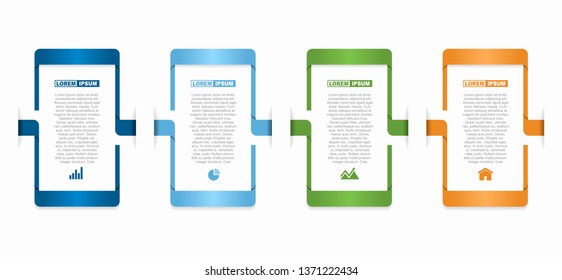 Infographic design template with place for your text. Vector illustration.