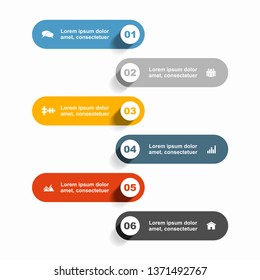 Infographic design template with place for your text. Vector illustration.