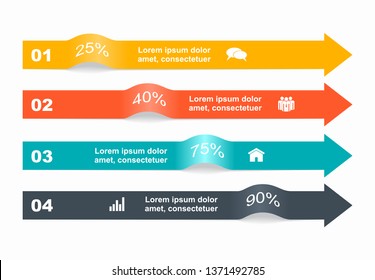 Infographic design template with place for your text. Vector illustration.