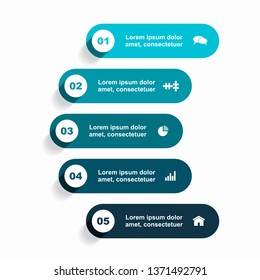 Infographic design template with place for your text. Vector illustration.
