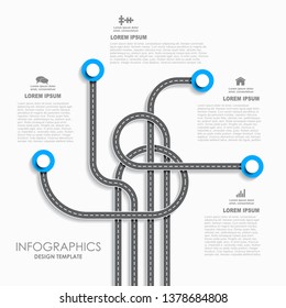 Infographic design template with place for your text. Vector illustration.