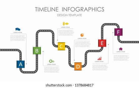 Infographic design template with place for your text. Vector illustration.