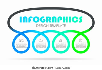 Infographic design template with place for your text. Vector illustration.