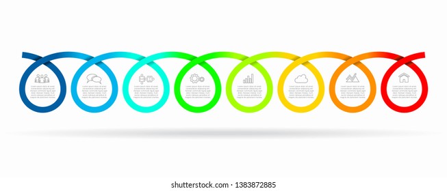 Infographic design template with place for your text. Vector illustration.
