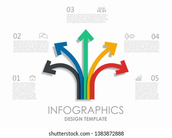 Infographic design template with place for your text. Vector illustration.