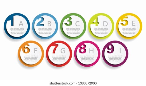 Infographic design template with place for your text. Vector illustration.