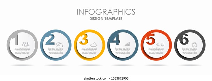Infographic design template with place for your text. Vector illustration.