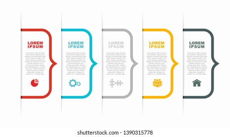 Infographic design template with place for your text. Vector illustration.