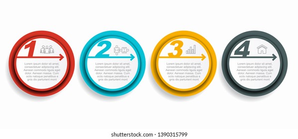 Infographic design template with place for your text. Vector illustration.