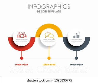 Infographic design template with place for your text. Vector illustration.