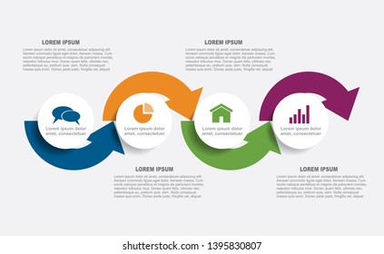 Infographic design template with place for your text. Vector illustration.