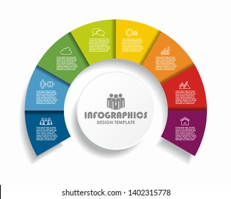 Infographic design template with place for your data. Vector illustration.
