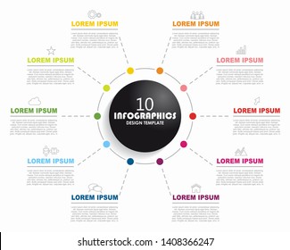 Infographic design template with place for your data. Vector illustration.