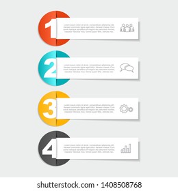 Infographic design template with place for your data. Vector illustration.