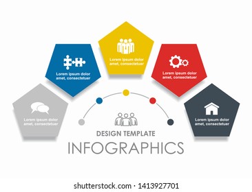 Infographic design template with place for your data. Vector illustration.
