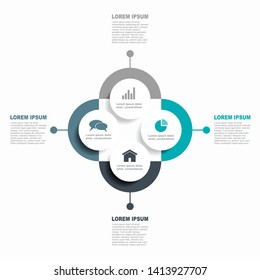 Infographic design template with place for your data. Vector illustration.