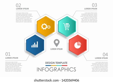 Infographic design template with place for your data. Vector illustration.