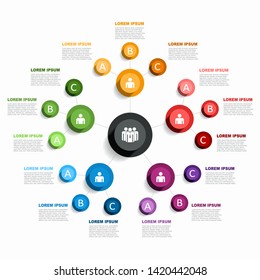 Infographic design template with place for your data. Vector illustration.
