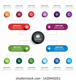 Infographic design template with place for your data. Vector illustration.