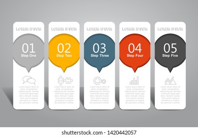 Infographic design template with place for your data. Vector illustration.