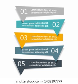 Infographic design template with place for your data. Vector illustration.