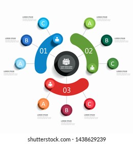 Infographic design template with place for your data. Vector illustration.