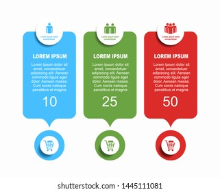 Infographic design template with place for your data. Vector illustration.
