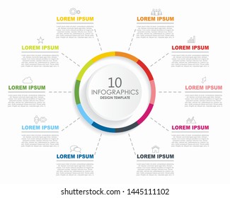 Infographic design template with place for your data. Vector illustration.