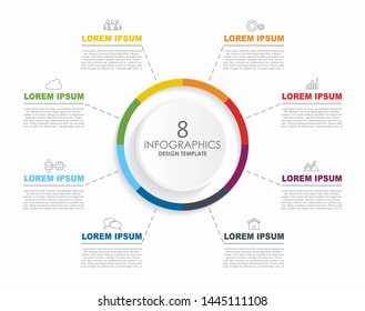 Infographic design template with place for your data. Vector illustration.