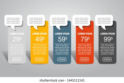 Infographic design template with place for your data. Vector illustration.
