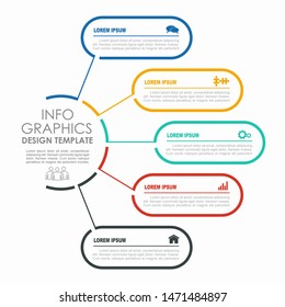 Infographic design template with place for your data. Vector illustration.