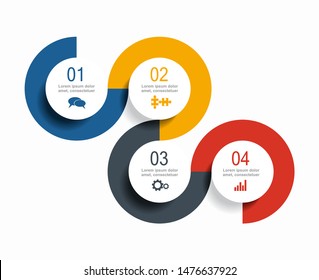 Infographic design template with place for your data. Vector illustration.