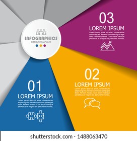 Infographic design template with place for your data. Vector illustration.