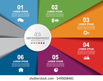 Infographic design template with place for your data. Vector illustration.