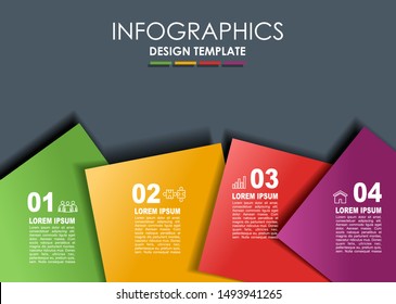 Infographic design template with place for your data. Vector illustration.