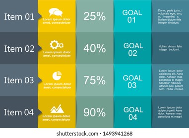 Infographic design template with place for your data. Vector illustration.