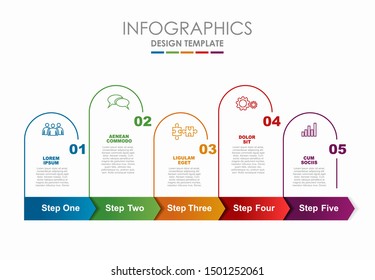 Infographic design template with place for your data. Vector illustration.