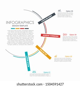 Infographic design template with place for your data. Vector illustration.