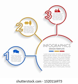 Infographic design template with place for your data. Vector illustration.