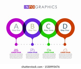 Infographic design template with place for your data. Vector illustration.