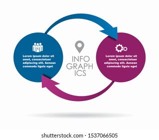 Infographic design template with place for your data. Vector illustration.