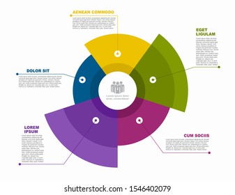 Infographic design template with place for your data. Vector illustration.
