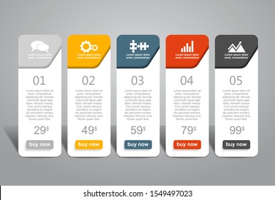 Infographic design template with place for your data. Vector illustration.