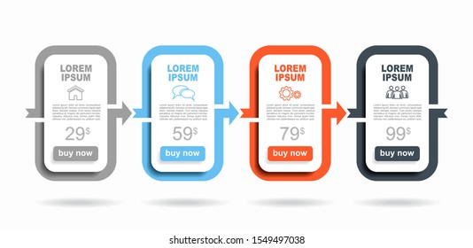 Infographic design template with place for your data. Vector illustration.