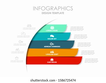 Infographic design template with place for your data. Vector illustration.