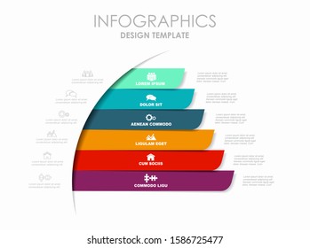 Infographic design template with place for your data. Vector illustration.