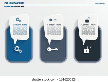 infographic design template with place for your data. Vector illustration.Vector colorful info graphics for your business presentations.